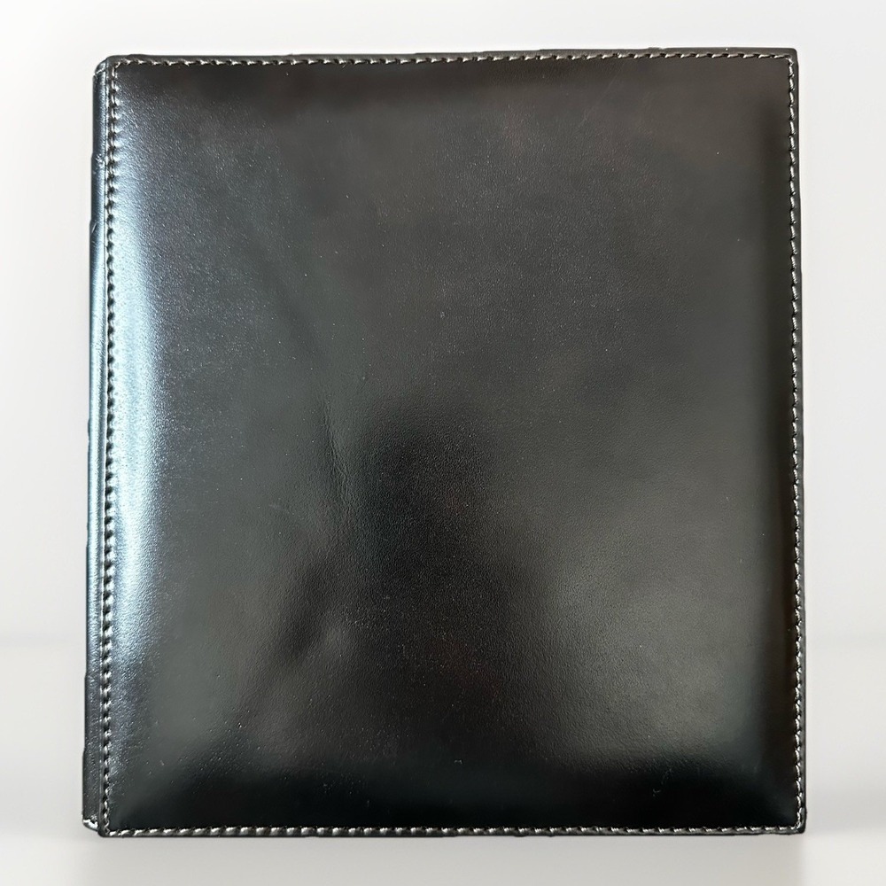 Restoration Hardware Leather 4"x6" Photo Album Book Dark Brown 120 Photos - 30pg